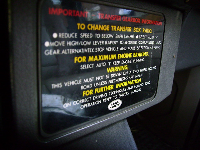 english interior 1991 landrover rangerover gearbox transferbox