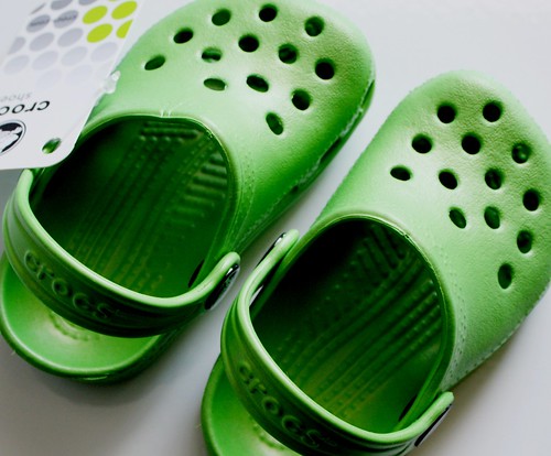 lilah's new crocs