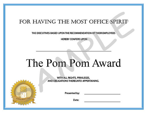 What are some hilarious employee awards?