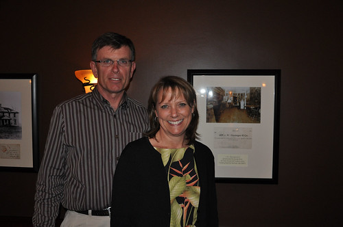 Tom and Kyra Bishop, owners of Town House restaurant in Chilhowie, Virginia.