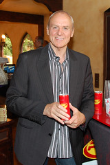 Actor Alan Dale from "Lost" holding ...