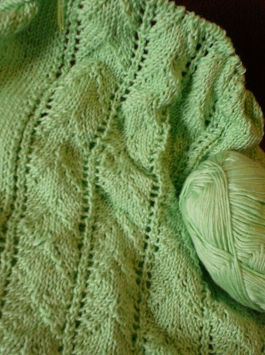 Green lace nightie