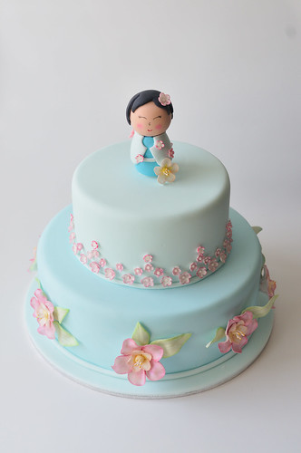 christening cakes for boys. China Doll Christening Cake