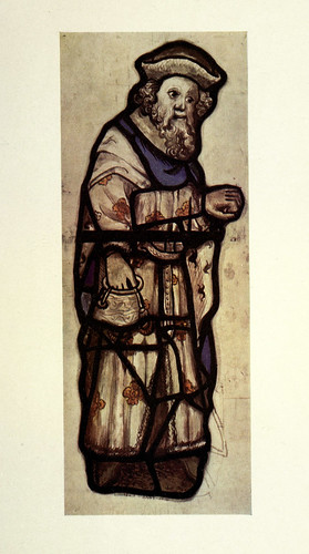 024- Detalle visitando a los presos del vitral Actos de Misericordia- Todos los Santos- York siglo XV