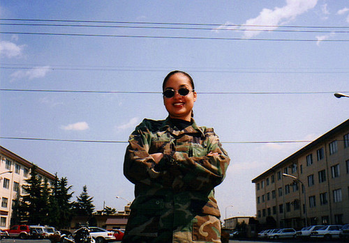 me in uniform by you.