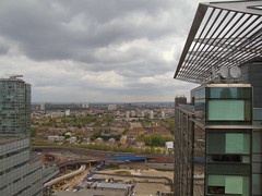 View towards the Olympic Stadium