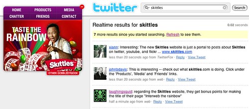 Skittles, Interweb The Rainbow