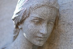 Face in the Cemetery Stone by Joe Beine