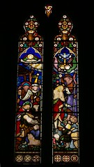North chancel window, St. Giles, Chesterton