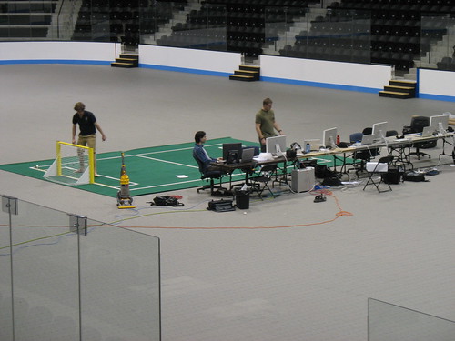 Field construction in Watson Arena