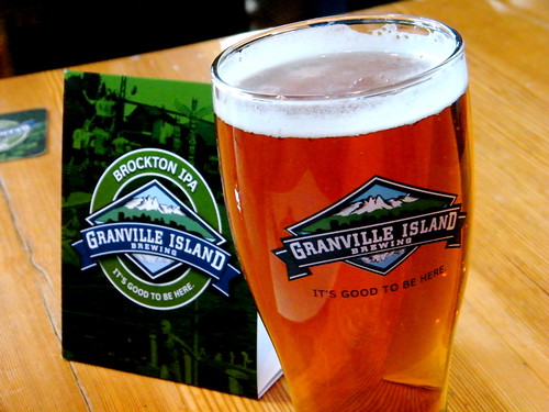 Granville Island Brewing Vancouver BC Canada Set of Two Beer Coasters 