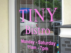 tiny bistro - the sign