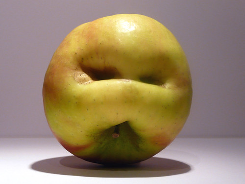 Apple face upside down