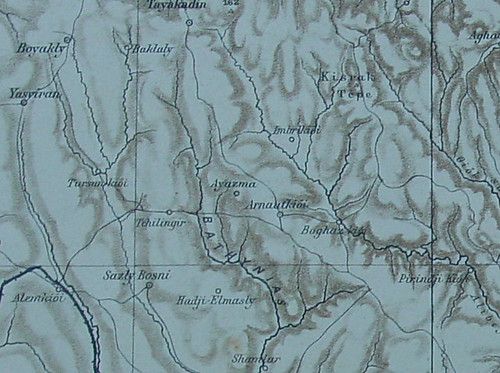 Arnavutkoye ait bir harita