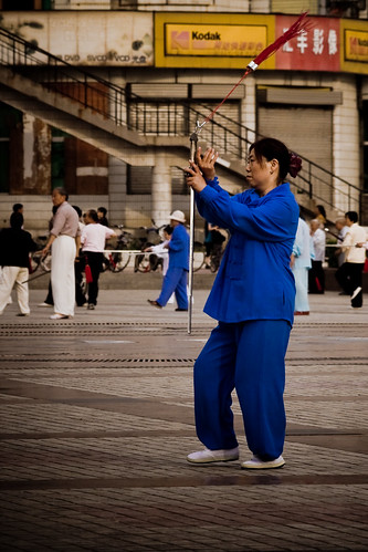 Morning Tai Chi in the Square