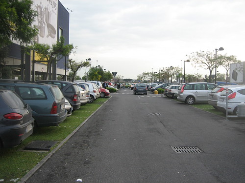 Green parking lot