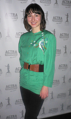 sarah kolasky attends the actra awards
