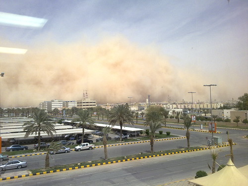 Sandstorm in the making