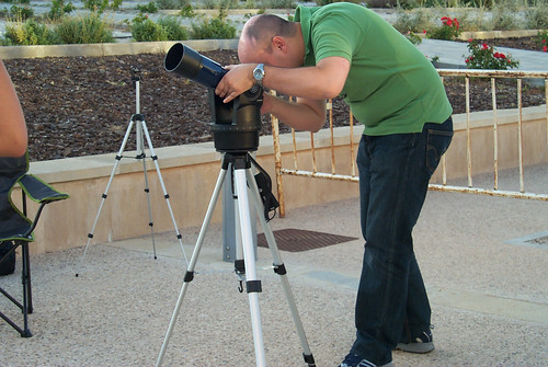 Observación astronómica en Meco