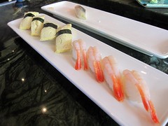 ra sushi - sushi plate