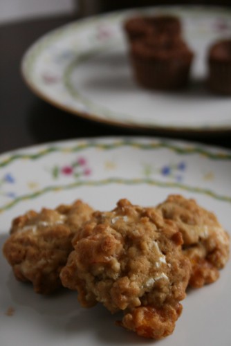 Oatmeal Cookies w/Apricot and White Chocolate