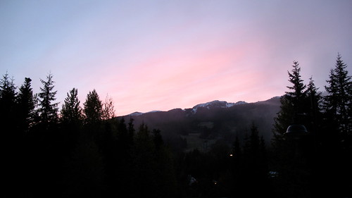 Dawn over Blackcomb Mountain