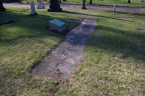 Graves moved from Ontario Street Cemetery