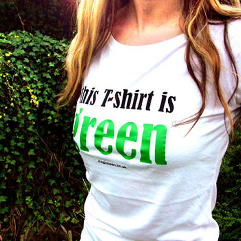 Love Eco &quot;This T Shirt is Green&quot; Tee