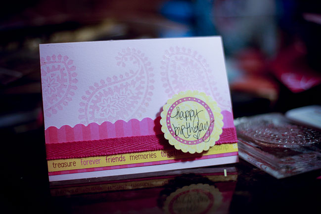 funky paisley card