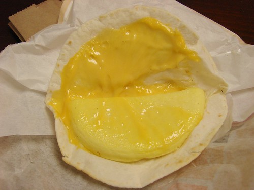 Dunkin Donuts 99 cent Egg and Cheese Wrap