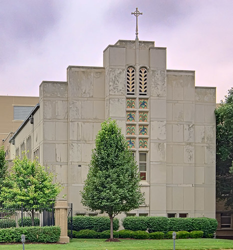 Chapel, at Cardinal Glennon Children's Hospital, in Saint Louis, Missouri, USA - exterior