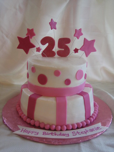 Birthday Cake 25th. 25th Birthday Cake