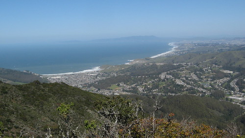 Pacific coast from Montara Mountain