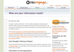 PBS Engage | What are your information needs