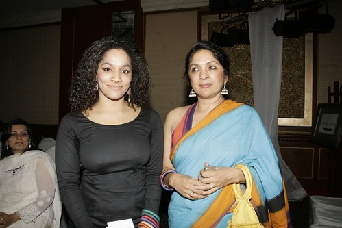 Photo of Masaba with Nina Gupta