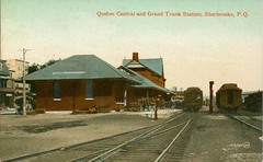 Quebec Central & Grand Trunk station Sherbrooke