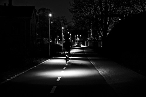 Bicycle Path by Night