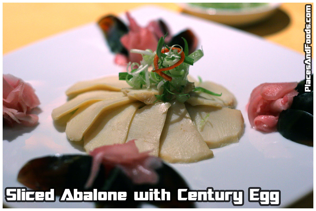 abalone - century egg