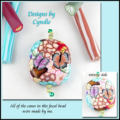 Butterfly & Flower Canes by Cyndie