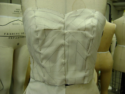 Bodice close up view.