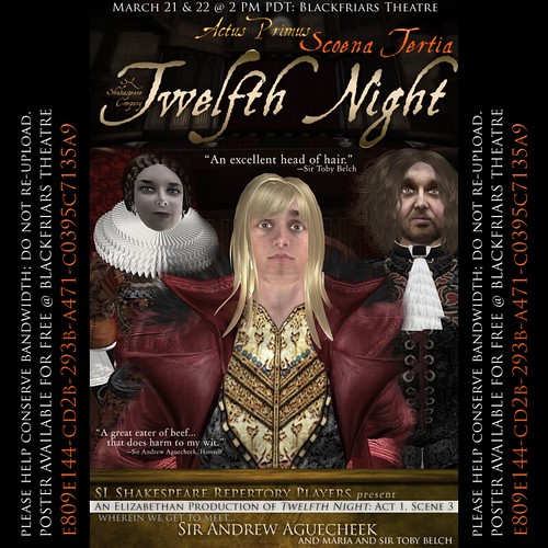 Twelfth Night Elizabethan I iii by SL Shakespeare Repertory Players