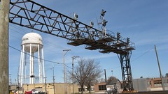 The Edgington Street overhead signal bridge. Franklin Park Illinois. Monday, March 30th, 2009.