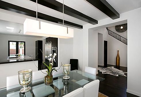 Interior Design Home Black and White Combination 