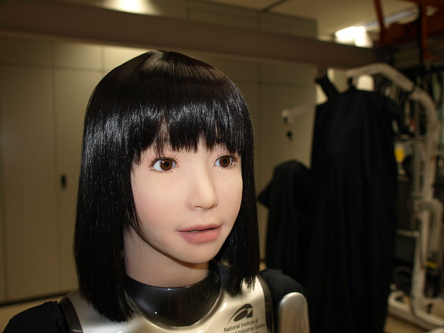 HRP-4C cabeza la niña robot humanoide