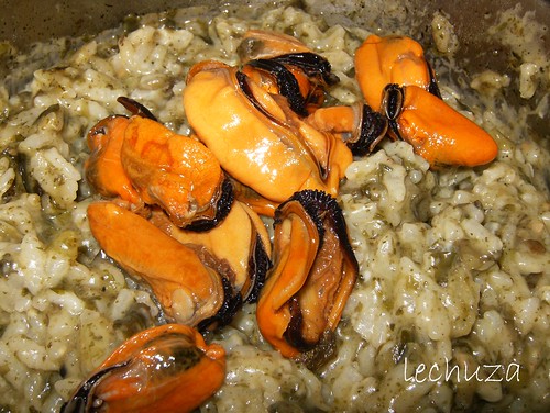 Empanadillas arroz con algas-añadir mejis