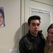 Devon and Shavonne with photo of a young Justin Nitz
