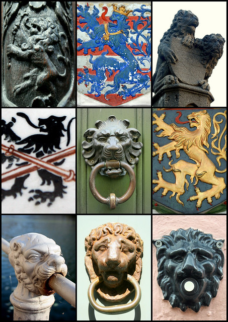 Bruges- lion - collage