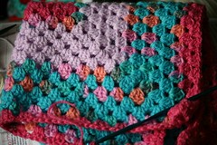 Colorful baby blanket