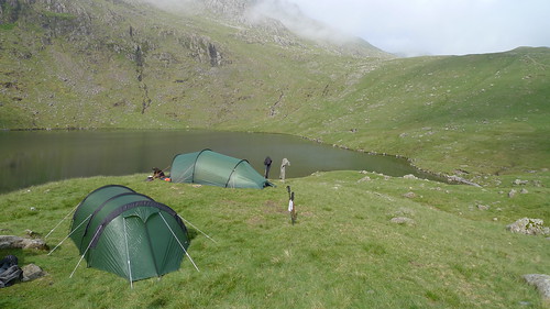 Our tents well away from it all