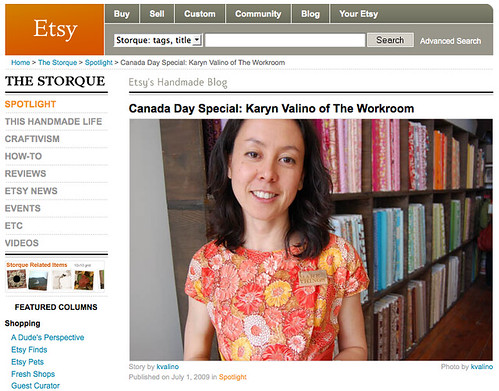 Etsy Canada Day feature